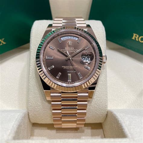 rolex day-date 2022 40mm rose gold|Rolex Day-Date 40 everose gold.